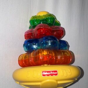 Fisher-Price Colorful Stacking Stars Toy Vintage